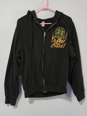 Rare Vintage Otep Destroy to Create Art is War Tultex Zip Up Hoodie Size Small